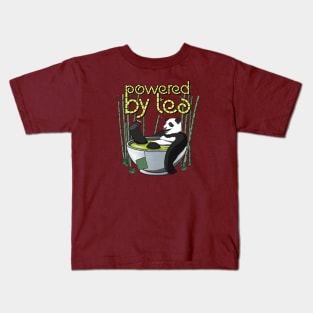 Powered By Tea Panda Kids T-Shirt